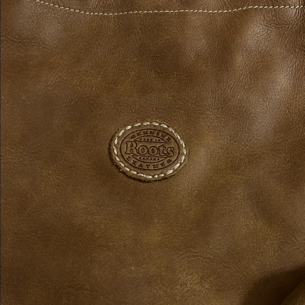 Roots Tan/Brown Leather Crossbody Bag - Picture 3 of 6